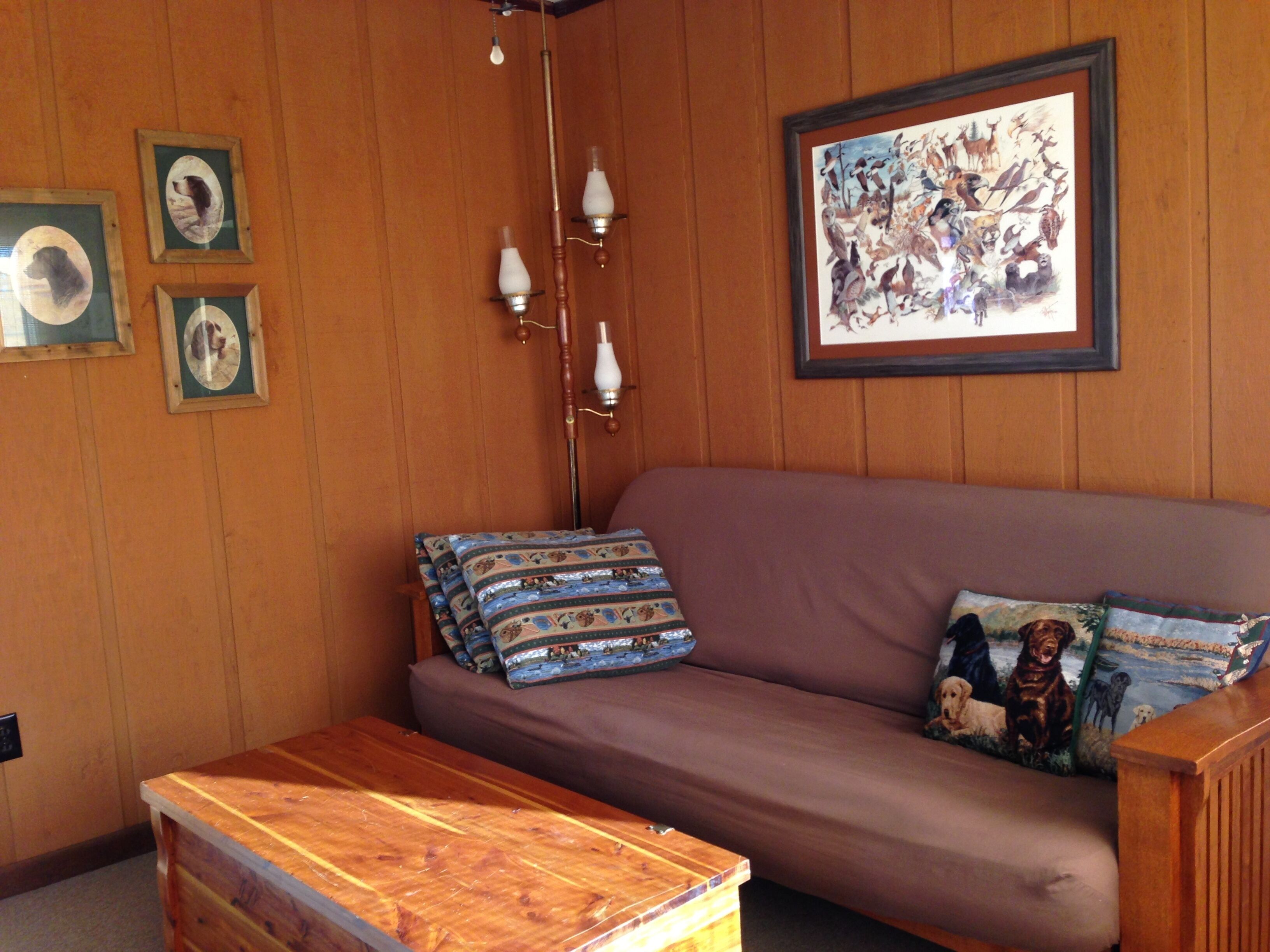 Secluded Cabin on River & Creek, 8 1/2 Acres With Pond.  Direct River Access.