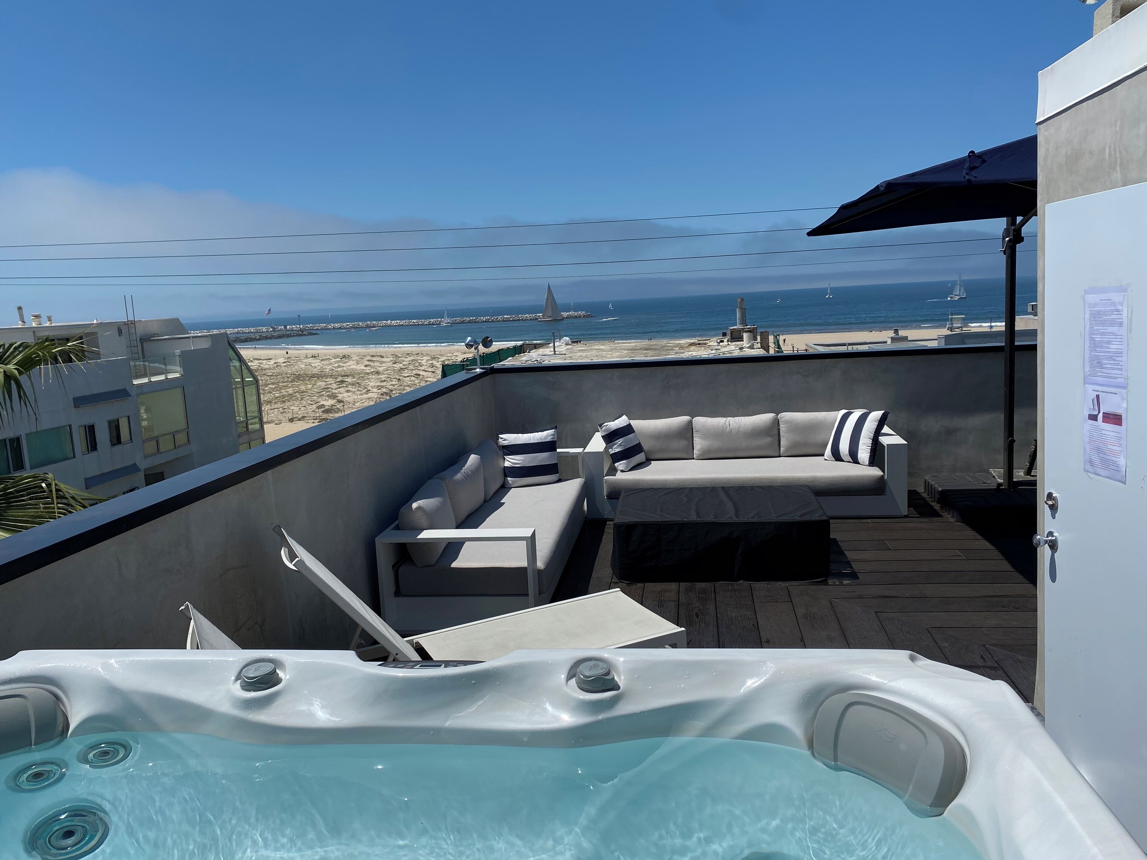 Bain à remous extérieur