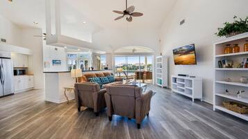 Smart TV, video games, DVD player, books