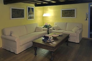 Smart TV, DVD player, books