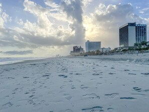 On the beach