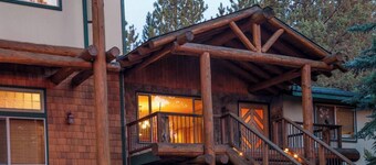 Large cabin with hot tub
