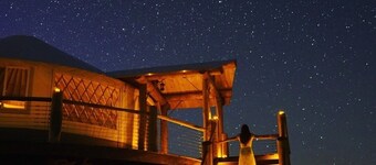 Luxury Yurt bordering Flathead Lake
