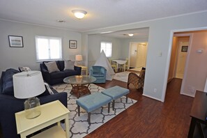 Smart TV, DVD player, books