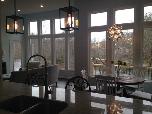 Beautiful, quiet. Right on the river.  New High speed internet!