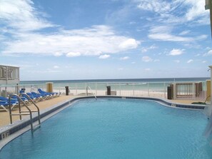 Indoor pool, outdoor pool