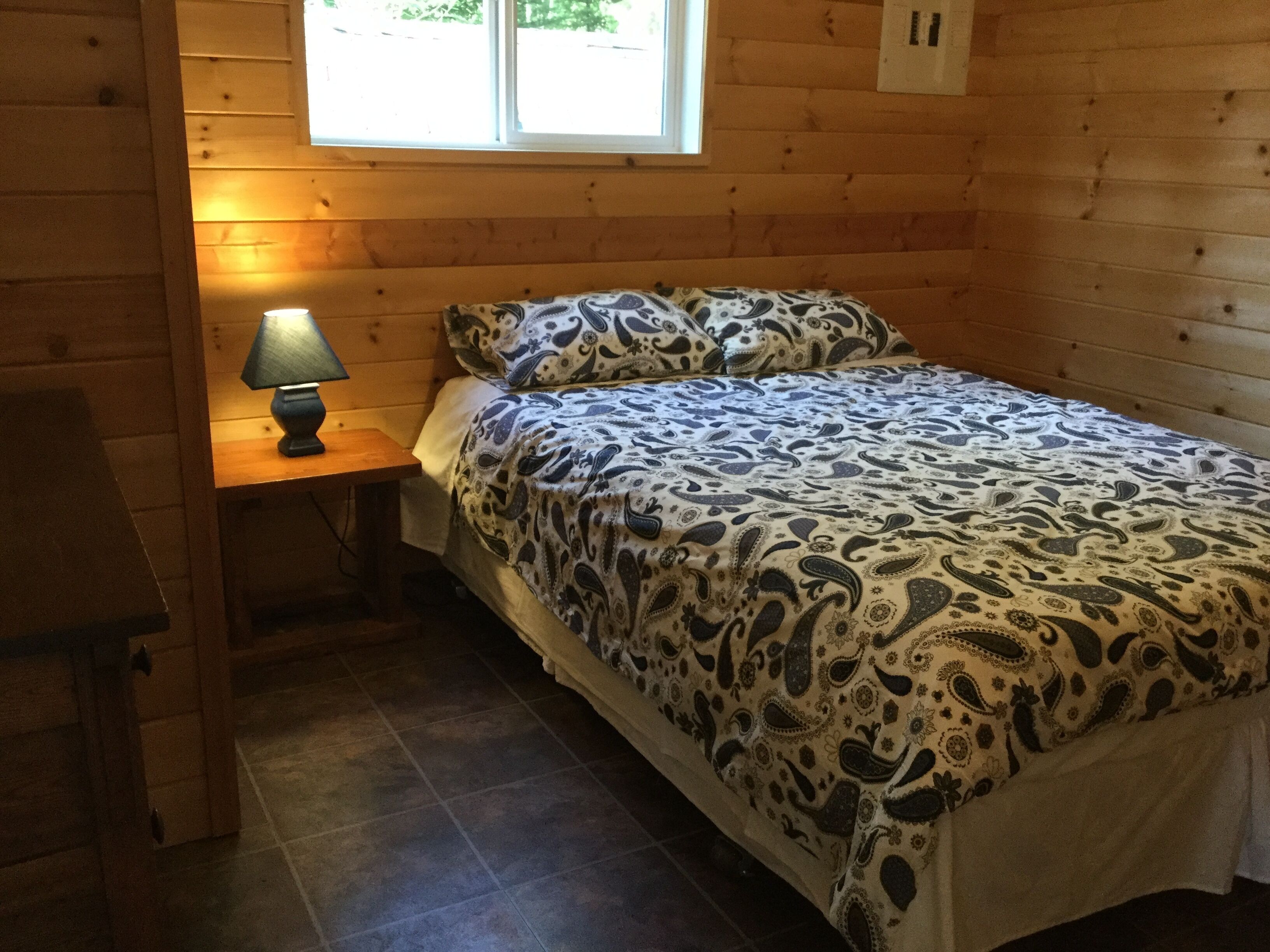 Located on the Winnipeg River near Kenora.  Water access only.