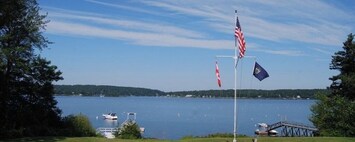 View of Pristine Linekin Bay.Common area dock
is on the left.