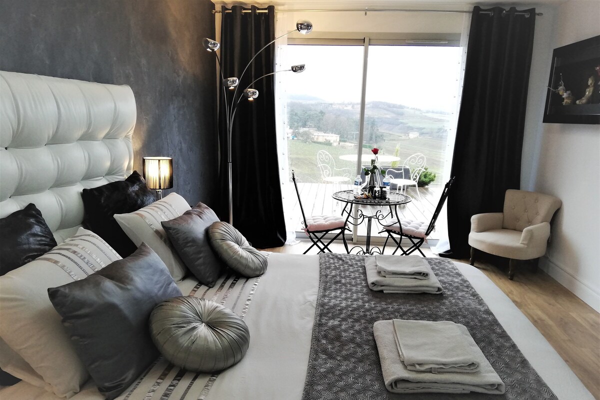 Deluxe-Suite, Blick auf den Weinberg