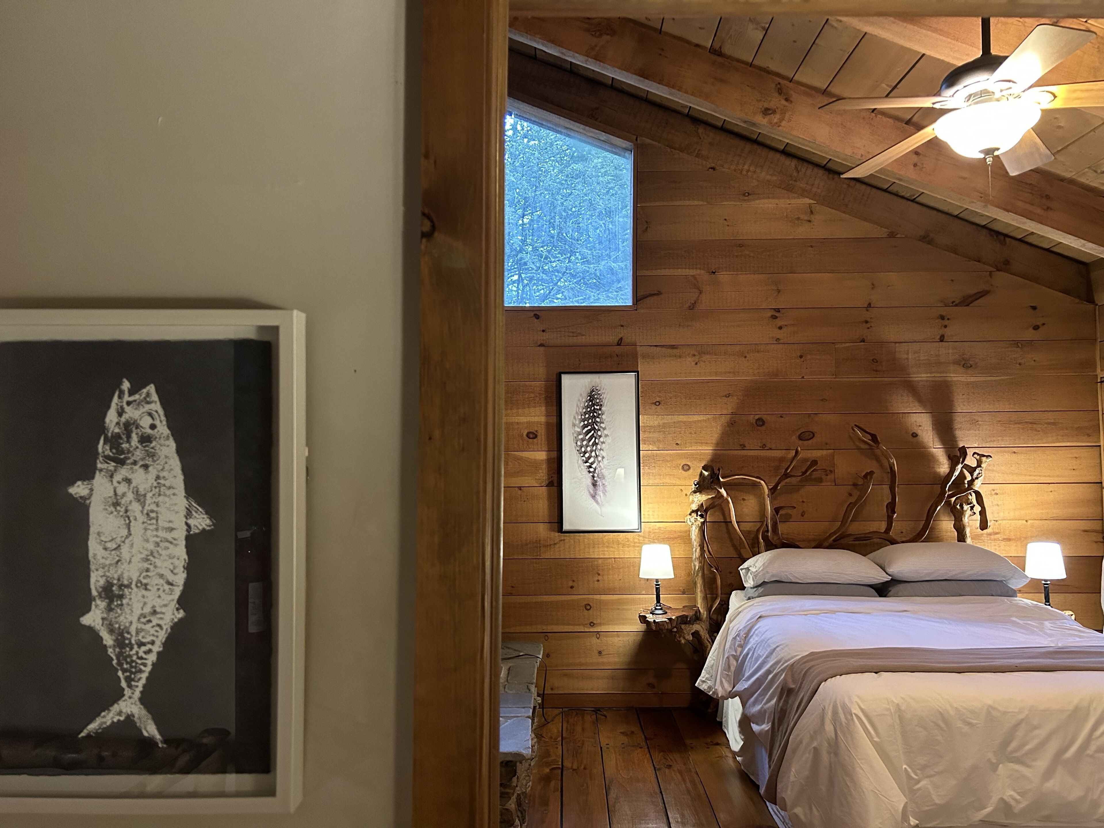 Timber framed cabin nestled in the Pocono Mountains on a private 400 acre estate