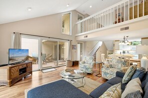 Smart TV, DVD player, books