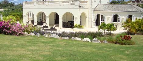Luxury Villa, 4 Bedrooms, Non Smoking, Pool View | Terrace/patio