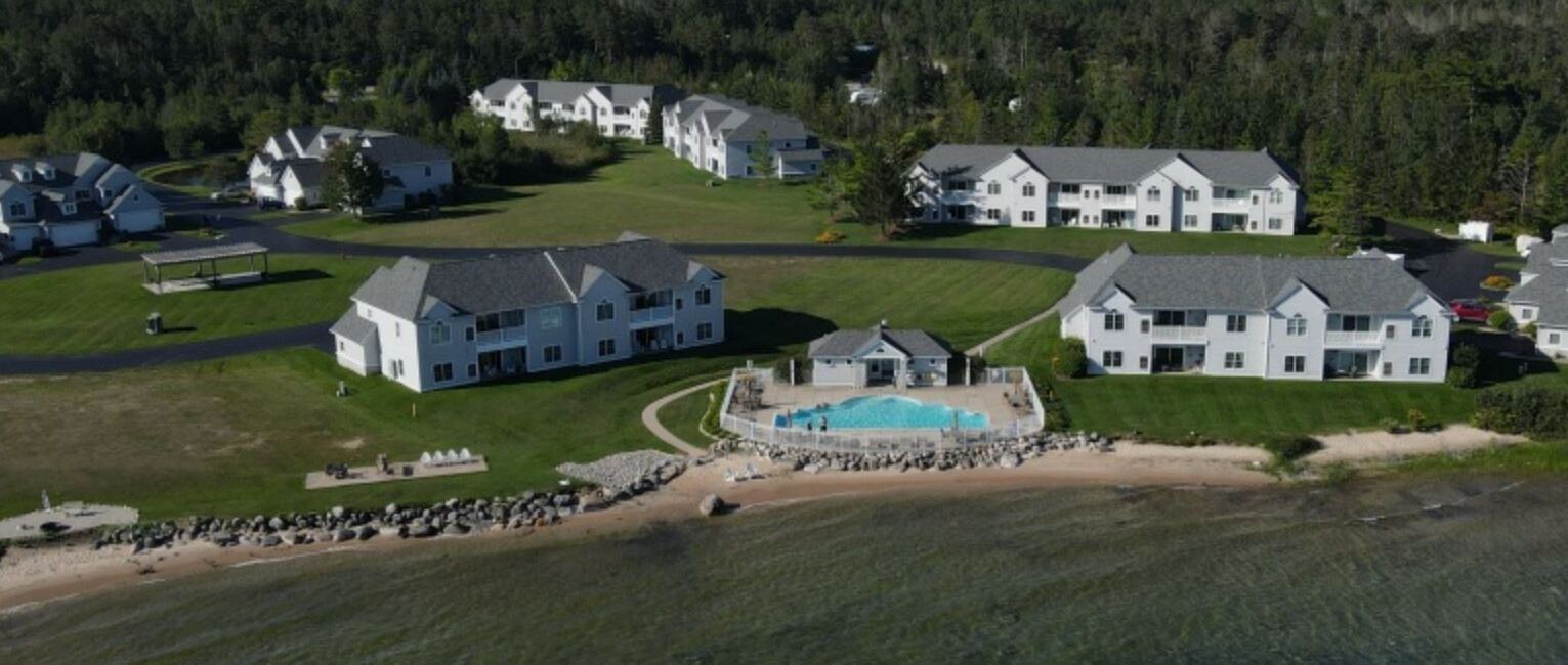 20558 Northern Lights Lane, Mackinaw City, Michigan 49701, overhead view