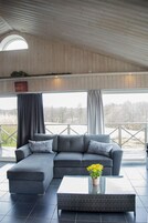 Deluxe Suite (Private Pool - Seasonal) | Living area | Flat-screen TV