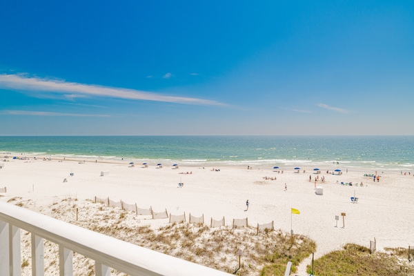 East view from our balcony. We are DIRECT GULF FRONT!