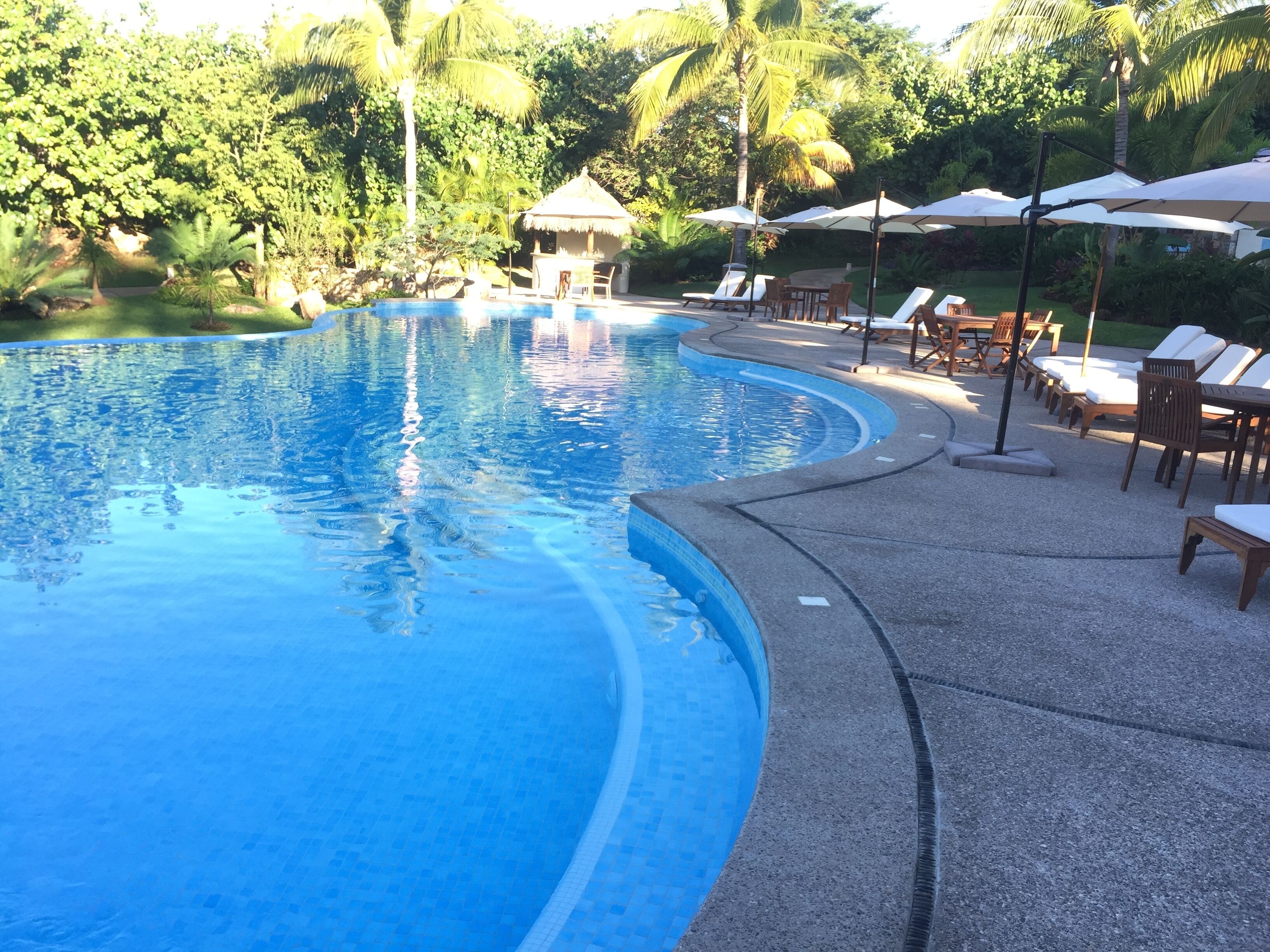 Una piscina climatizada