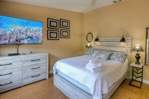 4 bedrooms, iron/ironing board, travel cot, free WiFi