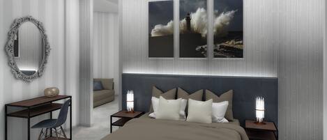 Minibar, in-room safe, desk, free WiFi