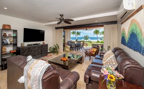 Smart TV, libros, videoteca, estéreo