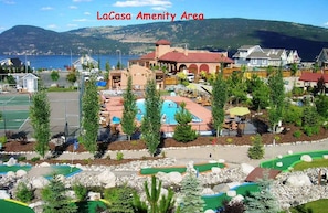 Una piscina riscaldata