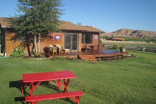 Dubois Cabin, Back Deck