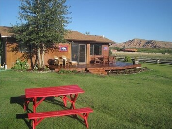 Dubois Cabin, Back Deck