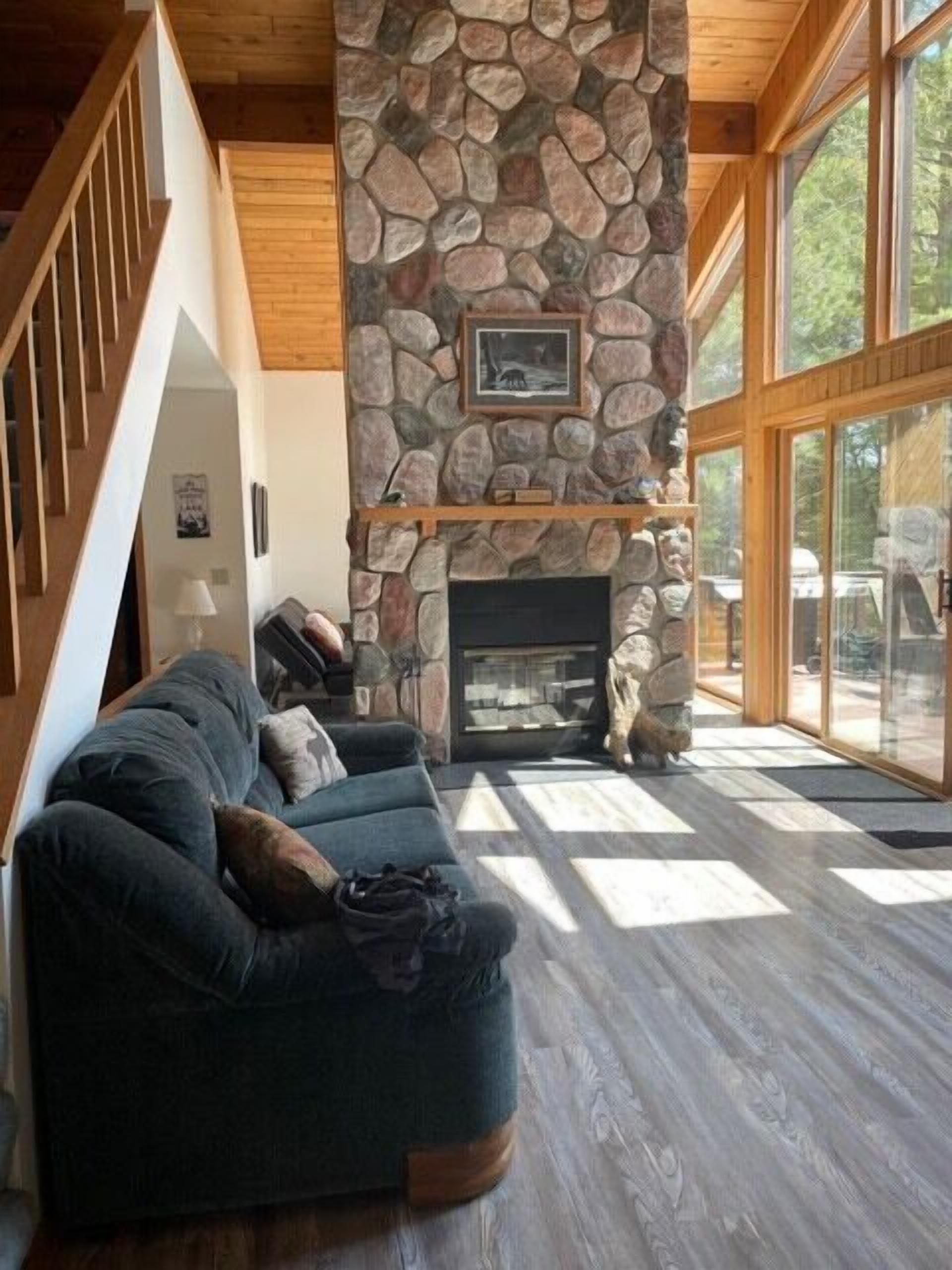 Private Lake House with 2200 feet of Frontage on 70 acres