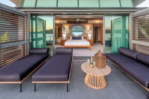 Villa, 4 Bedrooms, Ocean View | Terrace/patio