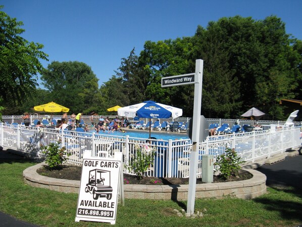 Una piscina riscaldata