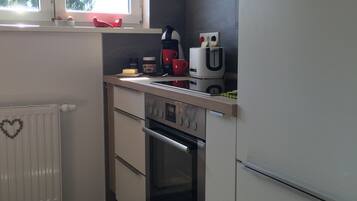 Apartment, 1 Bedroom | Private kitchen | Full-size fridge, oven, stovetop, dishwasher