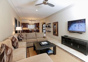 Condo, 2 Single Beds (2 Bedroom Villa La Estancia 6th Floor) | Living area - Villa La Estancia 1607 (Cabo San Lucas)