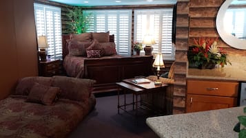 1 間睡房、熨斗/熨衫板、免費 Wi-Fi、床單