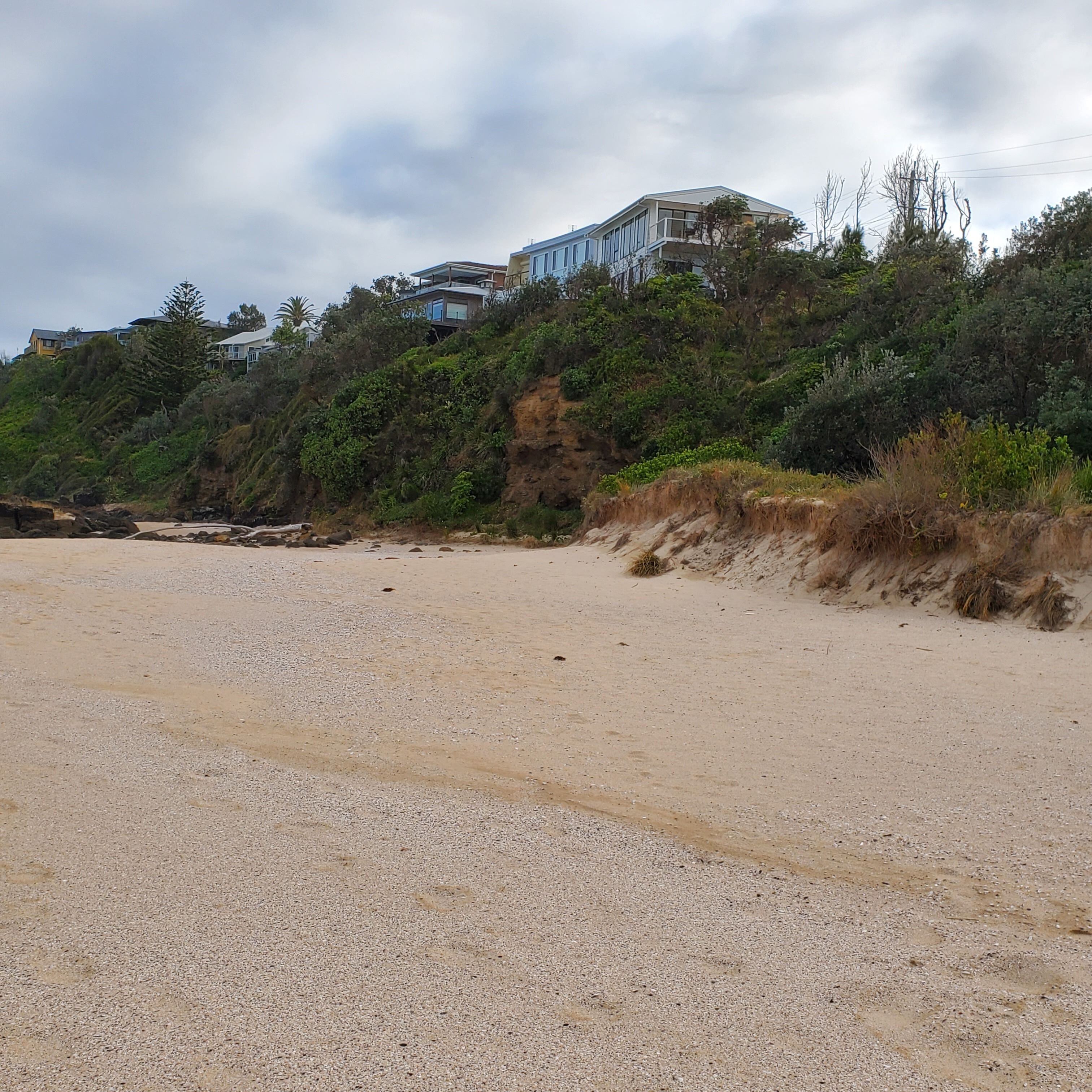 House from beach