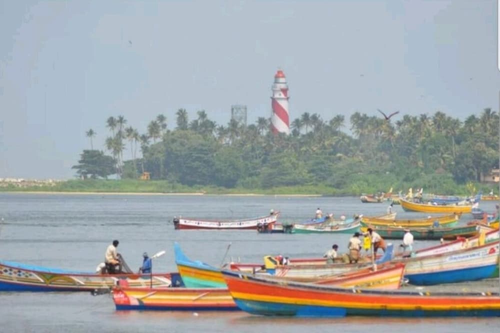Akshara, villa near kollam beach,pallithottam, beach road, kollam, kerala, India