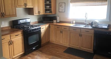 Big Red a newly renovated 4 bedroom historic home in the heart of Grand Marais!