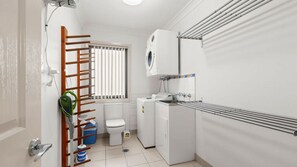 Douche, serviettes fournies
