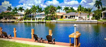 Waterfront Private Villa with Sunset View, Pool, Dock