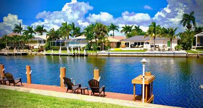 Waterfront Private Villa with Sunset View, Pool, Dock