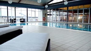 Indoor pool, a heated pool