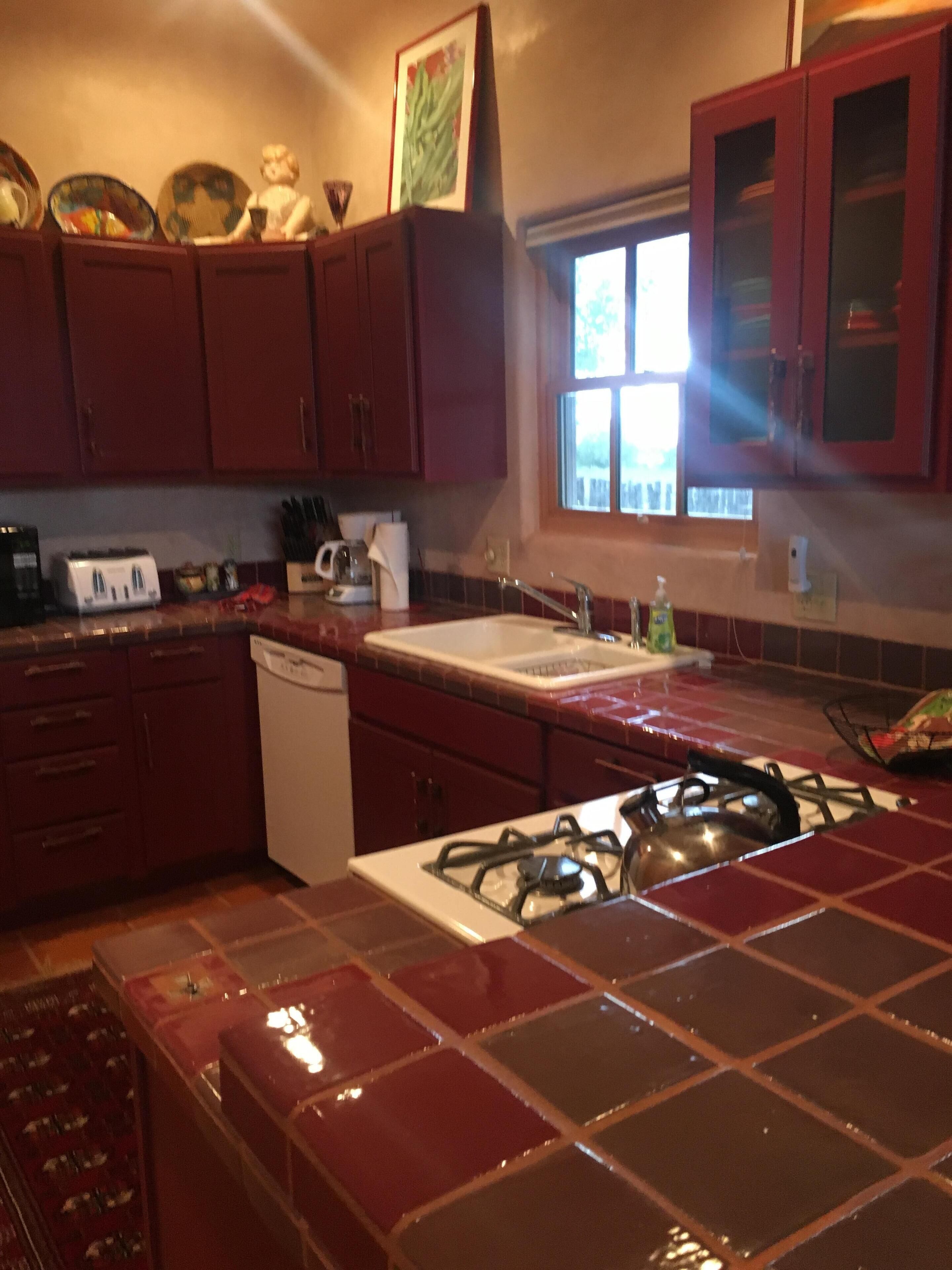 Taos Mountain view north, sweeping sunset views west