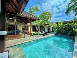 Outdoor pool - BUNGA NEIL VILLA SEMINYAK 3 BEDROOMS - NETFLIX (Seminyak)