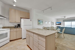 Microwave, oven, dishwasher, toaster