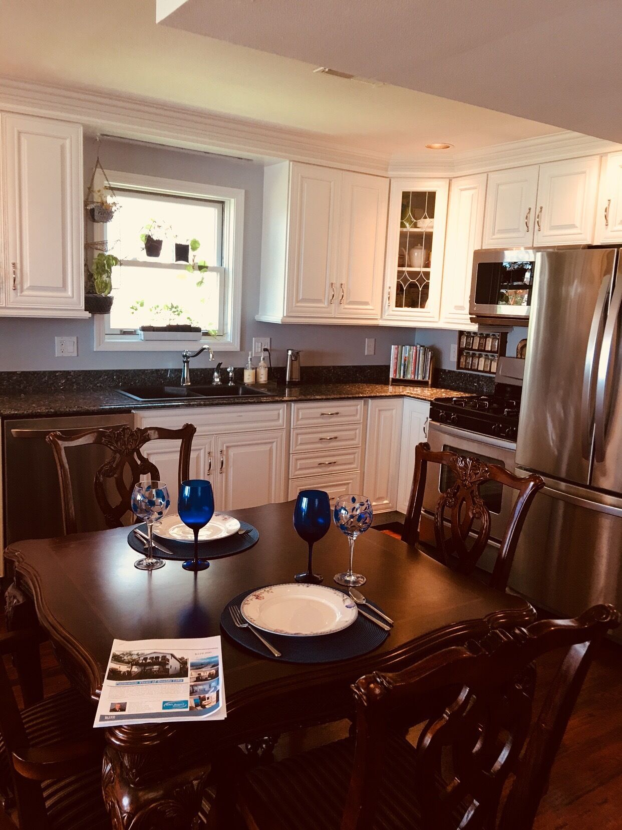 Year round beauty and tranquility in this lakefront home with dock.