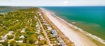 Blue Sky- Private Heated Pool -Across from Beach Access - Two Units - Three Porches