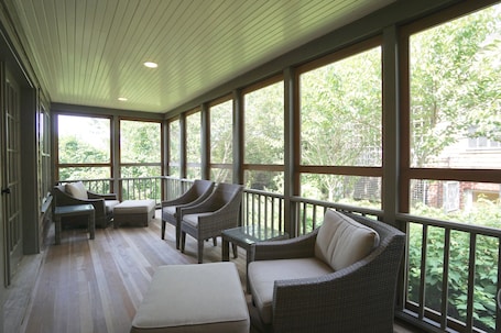 Property grounds. Gorgeous home in town 3Bed 3 bath. screened porch- 3 levels of living & parking