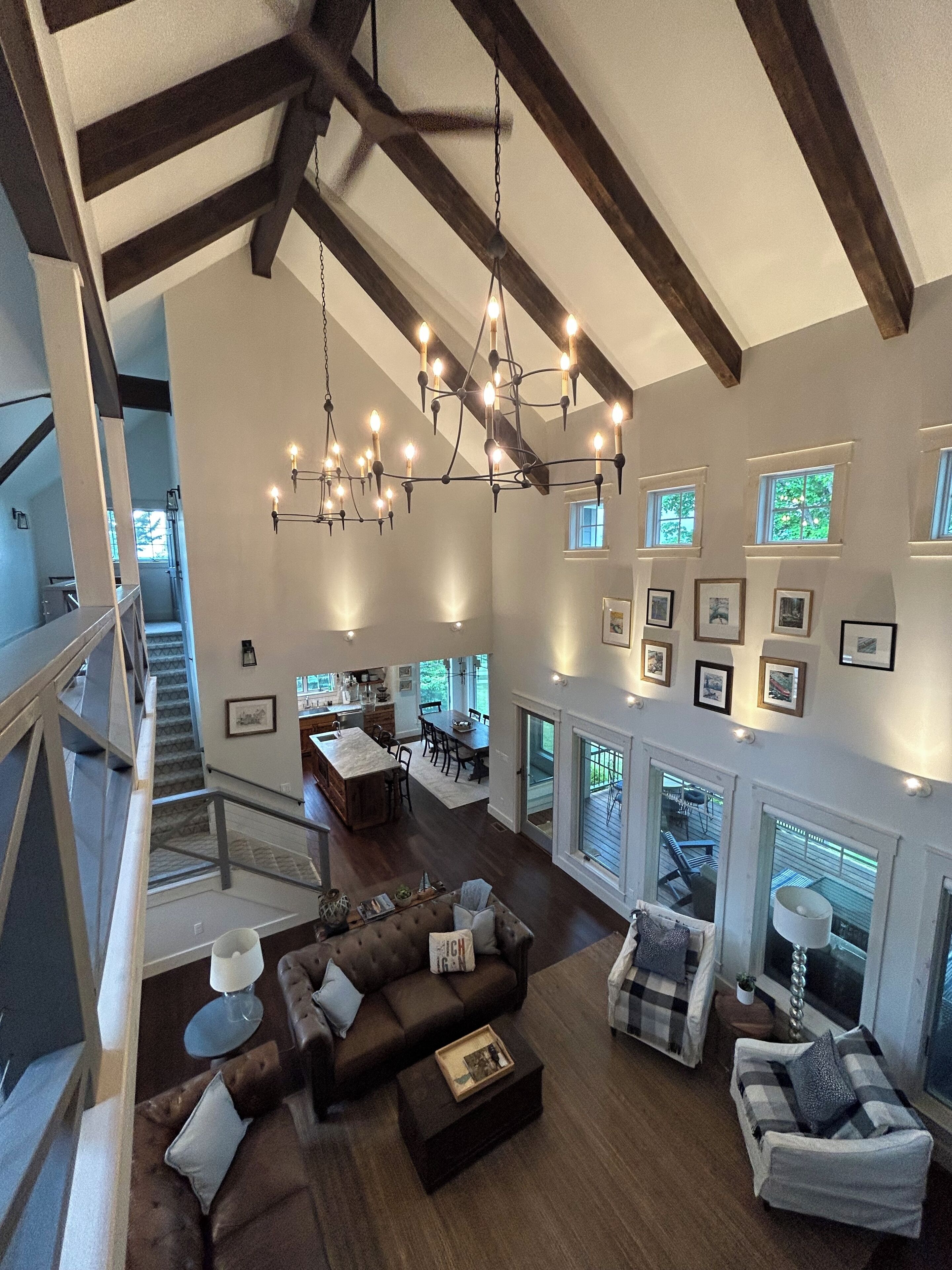 Waterfront home on Torch Lake in Bellaire, MI.