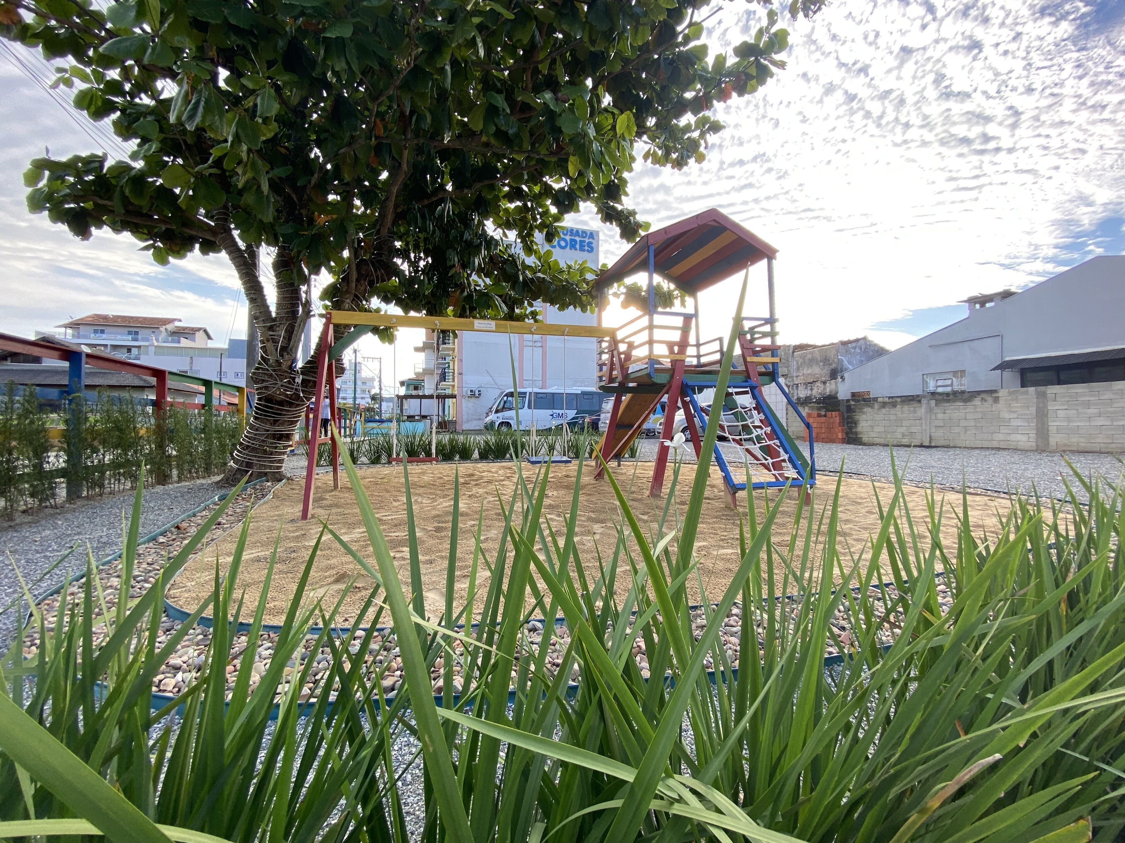 Área de juegos infantiles al aire libre