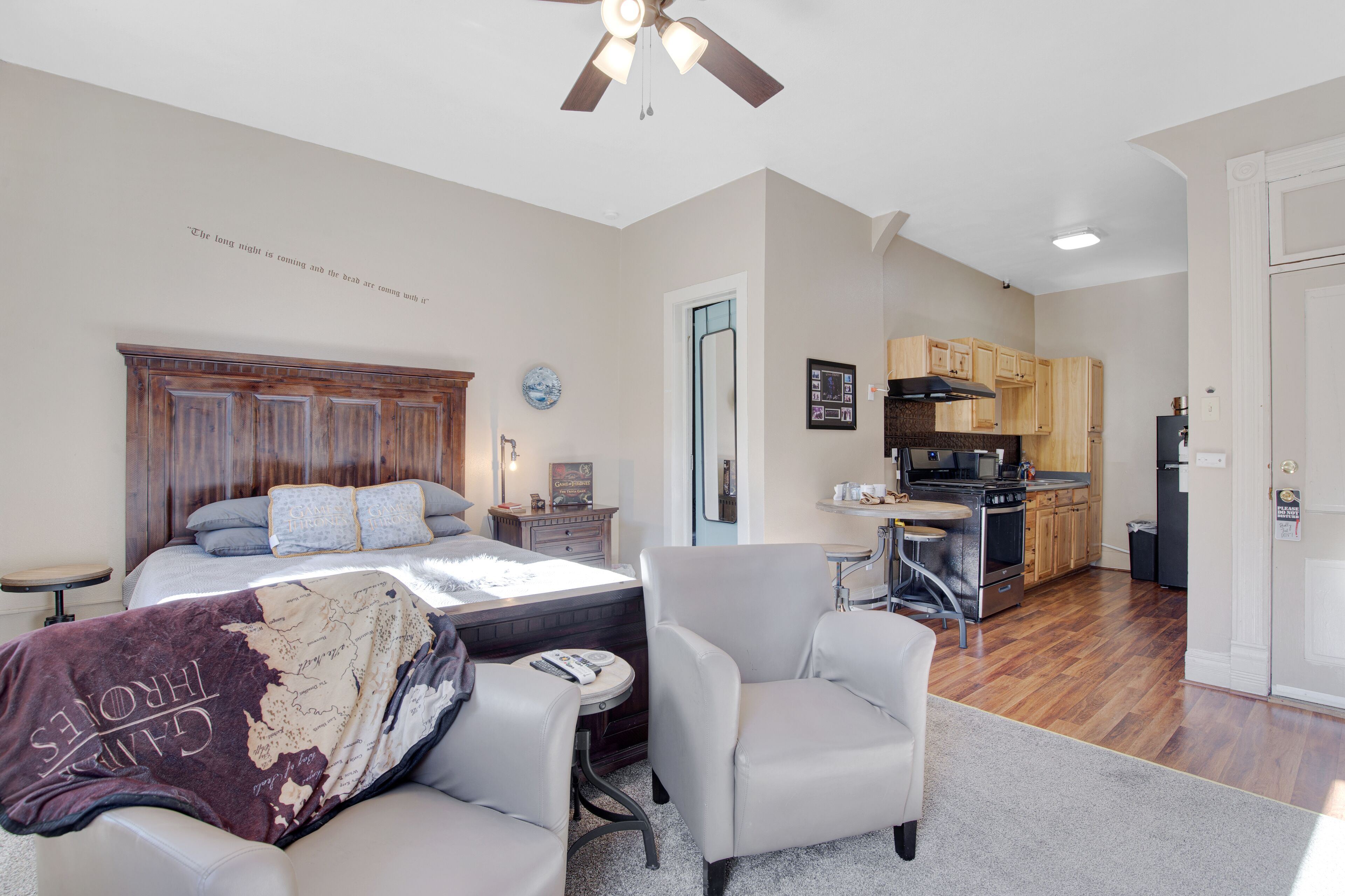 Desk, iron/ironing board, free WiFi, bed sheets