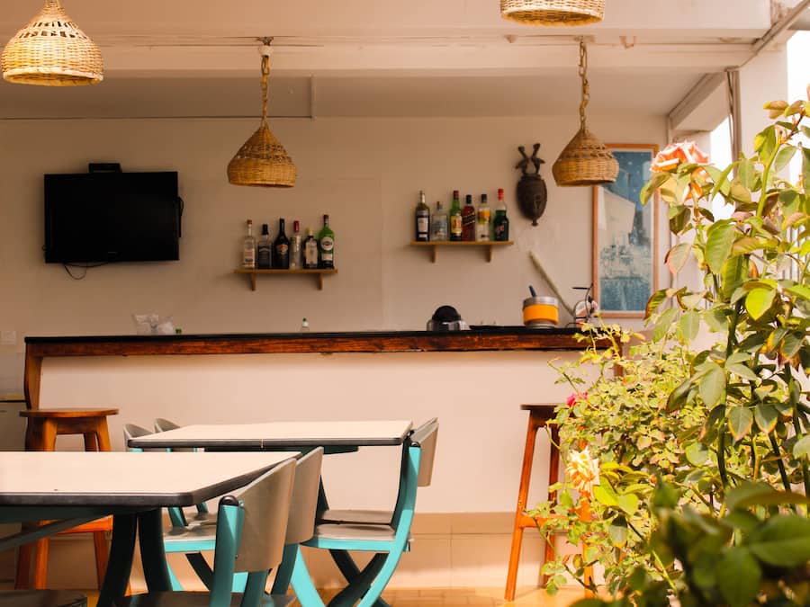 Bar (pÄ overnatningsstedet)