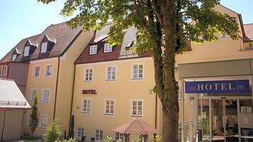 Blick von der Unterkunft